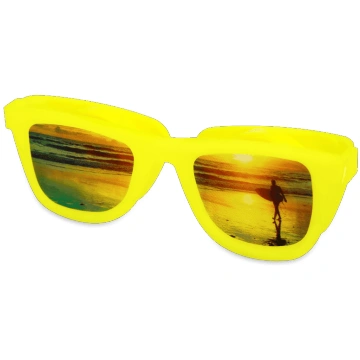 OptiShades lēcu konteinerītis - dzeltens