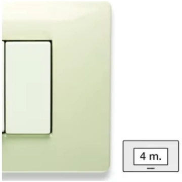 PLACCA Modo MIX 4 posti BIANCO SAFARI MASTER