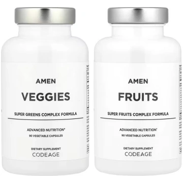 Codeage, Amen, Fruits & Veggies, 2 Bottles, 90 Veg