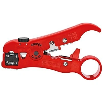 Knipex 16 60 06 cable stripper for coax 166006SB