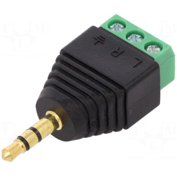 Transition: adapter | Jack 3.5mm 3pin plug,termina