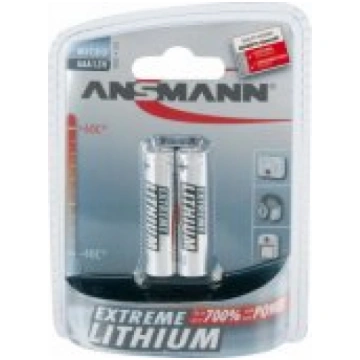 Ansmann Extreme Lithium Micro AAA 2 pcs Baterijas 