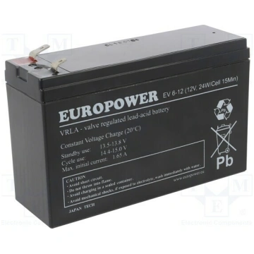 Re-battery: acid-lead; 12V; 5.5Ah; AGM; maintenanc