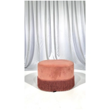Lietots - Rozā pufs 33 x 52 x 36cm