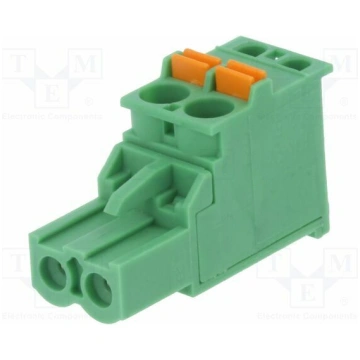 Connector: pluggable terminal block; plug; female;