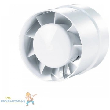 Ventilators sadzīves elektroniskais d=100, kanāla 