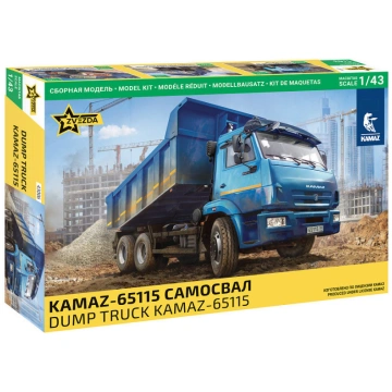 1:43 Zvezda 43006 - KAMAZ-65115 Dump Truck