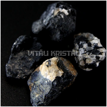 Turmalīns melnais šerls 2 cm 1 gb