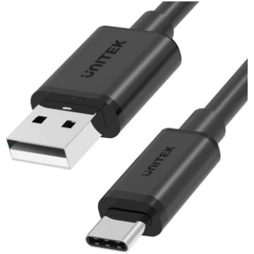USB-A–USB-C kabelis, 50 cm, Y-C481BK UNITEK