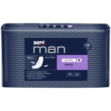 SENI MAN SUPER (Level 5) uroloģiskie ieliktņi vīri