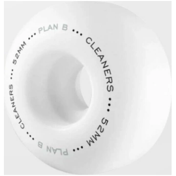 PLAN B Cleanups 52mm 102A Wheels Pack White ritenī