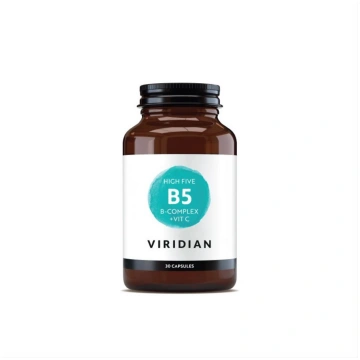 VIRIDIAN HIGH FIVE B COMPLEX + VIT C, 30 kapsulas
