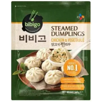 ❄️ BIBIGO Steamed Dumplings Chicken & Vegetable/ B