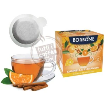 Cialde tisana cannella e arancia borbone