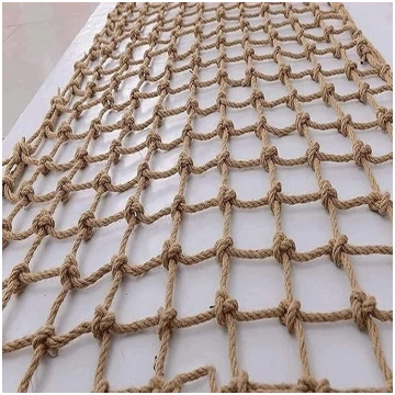 Kāpšana webbing āra kāpšanas tīkls, kaņepju virves