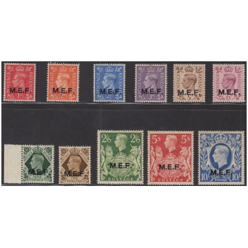 MEF1 1943/47 - Francobolli di Gran Bretagna, effig