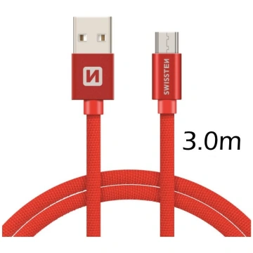 Swissten Textile Quick Charge Universāls Micro USB