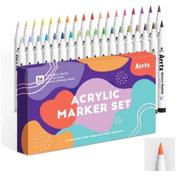 Acrylic Marker Pens ARRTX, 36 Colours LC303670