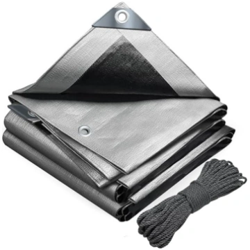 VOUNOT 6 x 8 m brezenta 180 g/m² ūdensnecaurlaidīg