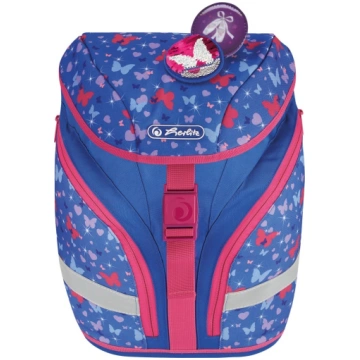 Skolas mugursoma Herlitz SoftLight Butterfly, zila