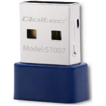 Qoltec 57007 Wireless Mini Bluetooth USB WiFi Adap