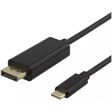 Video kabeļa adapteris Deltaco USBC-DP200
