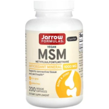 Vegan MSM 1000 mg Jarrow Formulas 200 vcaps