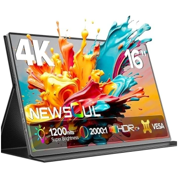 Newsoul 4K portatīvais monitors, 3840 x 2400 UHD 1