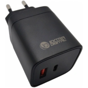 LĀDĒTĀJS EXTRA DIGITAL GAN USB TYPE-C, USB TYPE-A: