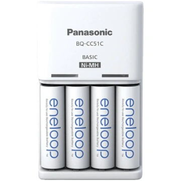 Panasonic Eneloop Basic Charger BQ-CC51 inkl. 4xAA