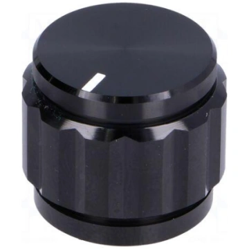 Knob | with pointer | aluminium | Øshaft: 6.35mm |