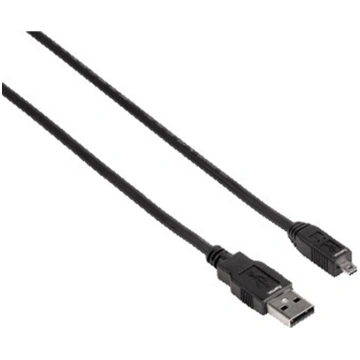 Hama USB 2.0 Cable B8 Pin USB A - mini USB B black