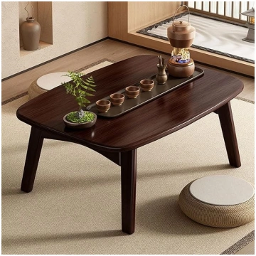 Tatami Side Table, Modern Japanese Low Folding Cof