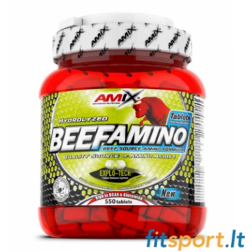 Amix Nutrition liellopa gaļas aminoskābes 550 tabl