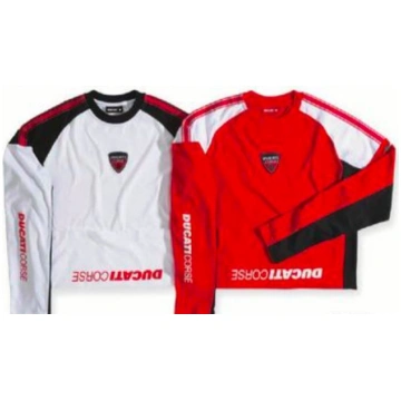 Men's Long Sleevs Shirt Team Ducati Red with 