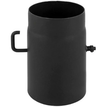 Melno dūmvadu caurule ar šīberi Parkanex D180 mm