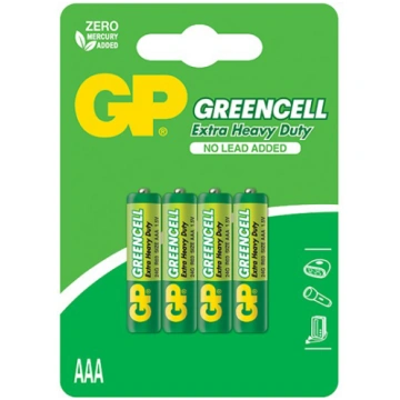 Baterijas GP Greencell R03, AAA, 1.5 V