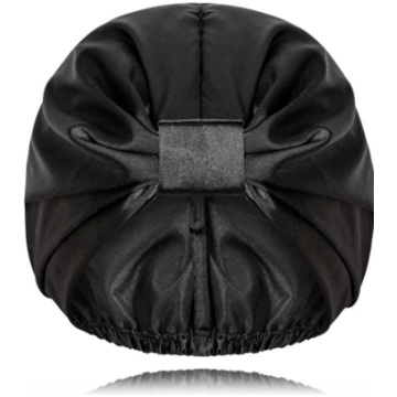 Glov Satin Bonnet Turban satīna turbāns - Black