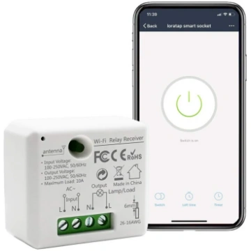 LoraTap Mini Smart WiFi Slēdzis Bezvadu Tālvadības