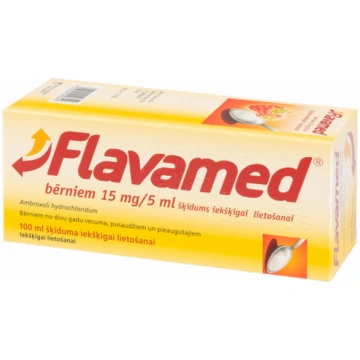 FLAVAMED sīrups bērniem 15mg/5 ml 100 ml