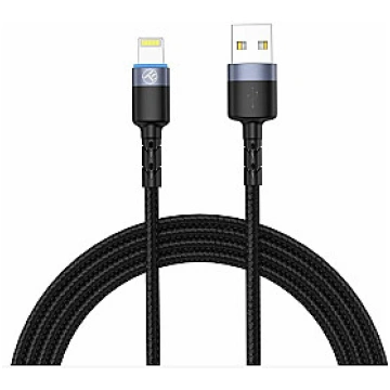 Tellur Data cable USB to Lightning LED, Nylon Brai