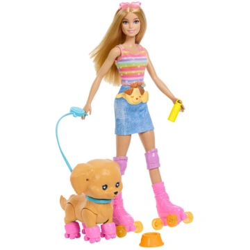 Mattel Barbie Pets Skate and Run Pup lelle ar kucē