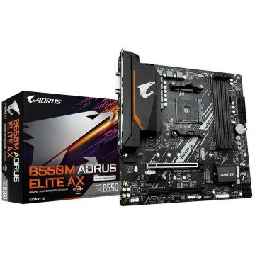 Gigabyte Mātesplate B550M AORUS ELITE AX 1.3, AMD 