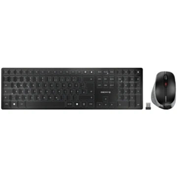CHERRY DW 9500 SLIM keyboard Mouse included RF Wir