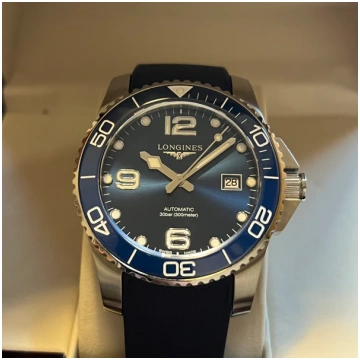 Longines HydroConquest automātiskais zilais ciparn