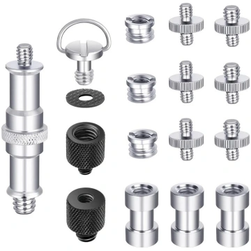 Neewer 16 Pieces Tripod Screw Adapter Converter 10