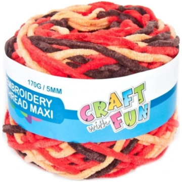 Dekoratīvo diegu komplekts 170g Craft with fun