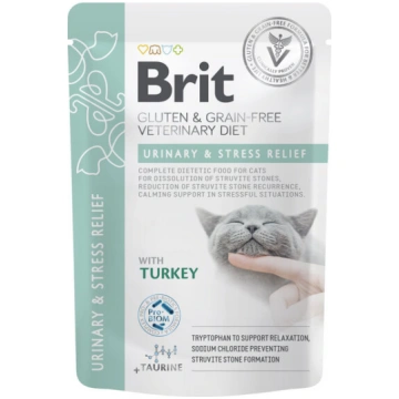 Brit Urinary and Stress Relief ar tītaru, 85 g
