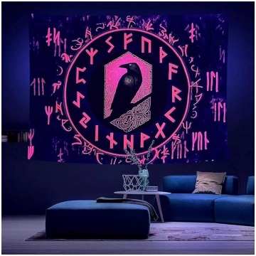 Arsey Viking Black Light Gobelēns UV reaktīvais sa