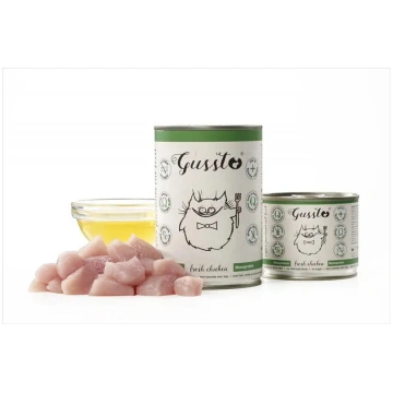 Konzervēta kaķu barība GUSSTO Fresh Chicken 200 g 